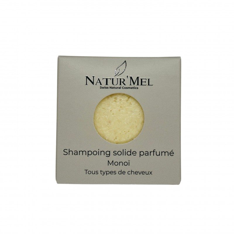 Shampoing solide parfumé "Monoï" - 90gr