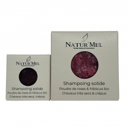 Shampoing solide rose & hibiscus - Sans sulfate