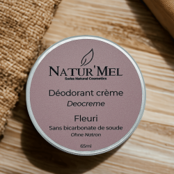 Déodorant crème "Fleuri" - Sans bicarbonate