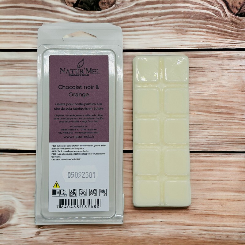 Galet - Chocolat noir & Orange - 40 gr