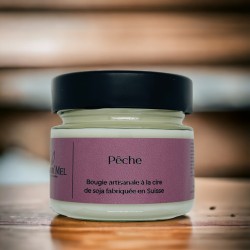 bougie-parfumee-peche-soja-naturelle-suisse