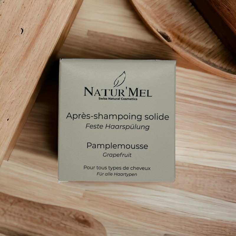 Après-shampoing solide au pamplemousse - 65gr
