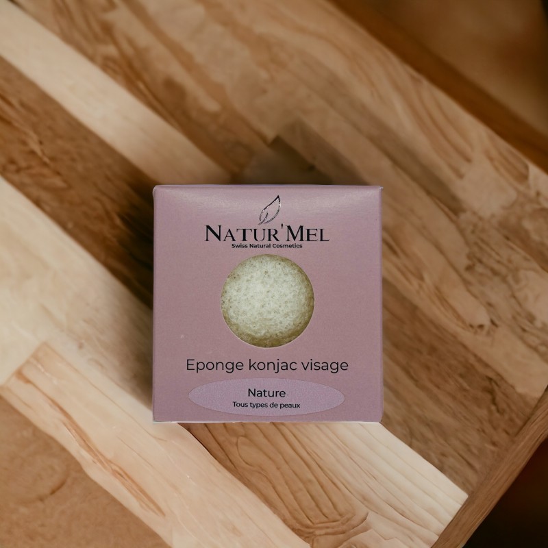 Eponge Konjac Visage - Nature