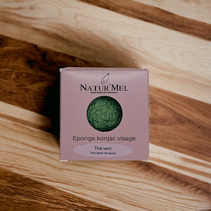 Eponge Konjac Visage - Thé...