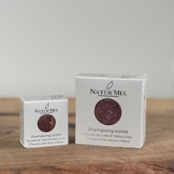 Shampoing solide rose & hibiscus - Sans sulfate