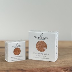 Shampoing solide à l'argile rouge