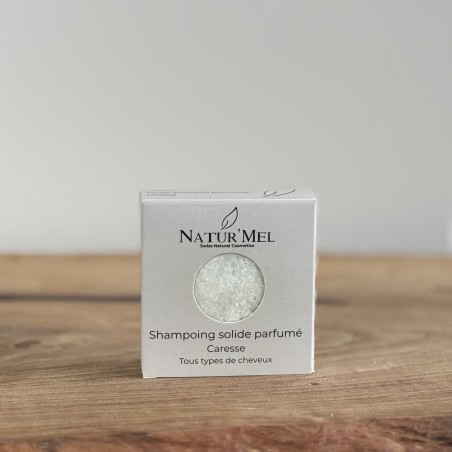 Shampoing solide parfumé "Caresse" - 90gr Shampoing solide parfumé "Caresse" - 90gr