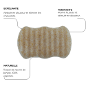 Eponge Konjac Corps - Coques de noix