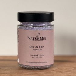 Sels de bain au lavandin bio - 400 gr
