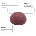 Eponge Konjac Visage - Argile rose