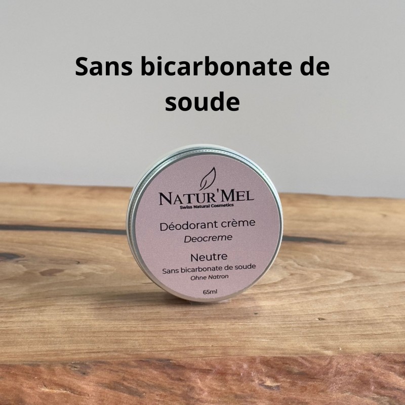 Déodorant crème "Neutre" - Sans bicarbonate