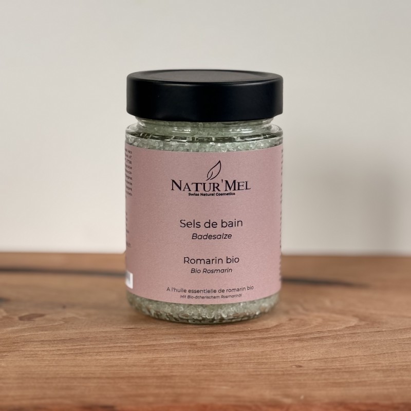 Sels de bain au romarin bio - 400 gr