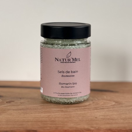 Sels de bain au romarin bio - 400 gr Sels de bain au romarin bio - 400 gr
