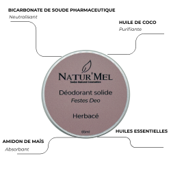 Déodorant solide "Herbacé"