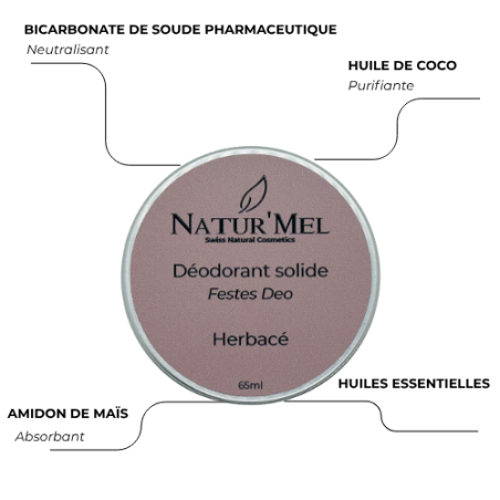 Déodorant solide "Herbacé"