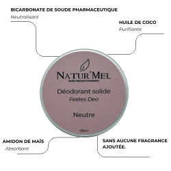 Déodorant solide "Neutre"