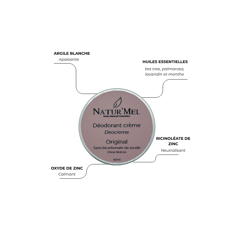 Déodorant crème "Original" - Sans bicarbonate