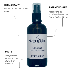Hydrolat Mélisse bio - 100ml