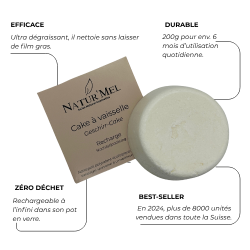 Cake vaisselle - Pot en verre - 200 gr