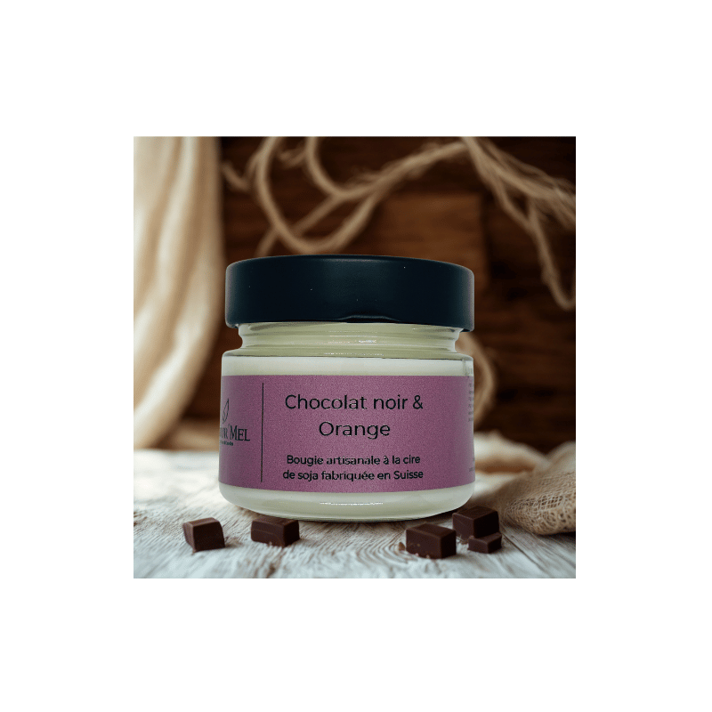 Bougie - Chocolat noir & Orange