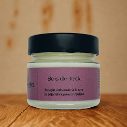 Bougie - Bois de teck