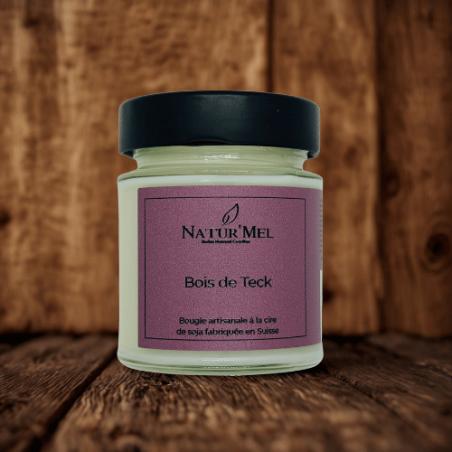 Bougie - Bois de teck