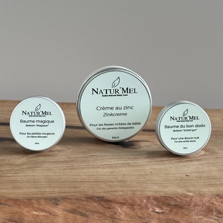 Trio bébé – Offre découverte soins naturels