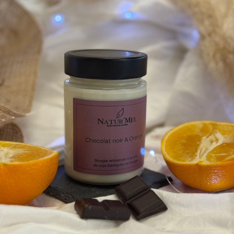 Bougie - Chocolat noir &...