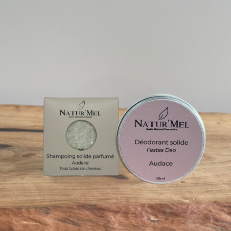 Duo “Audace” – Déodorant & Shampoing